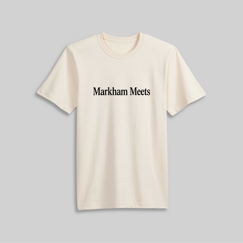 Markham Meets Signature Embroidered Tee